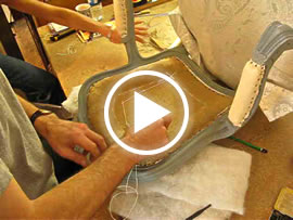 Former le dossier à l'aide de crin